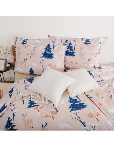 Božićne pamučne plahte Frostelle EMI