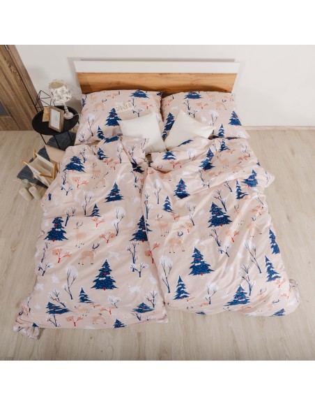 Božićne pamučne plahte Frostelle EMI