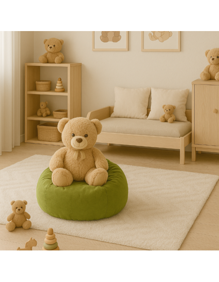 Ležaljka bean bag zelena EMI