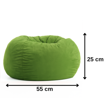 Ležaljka bean bag zelena EMI