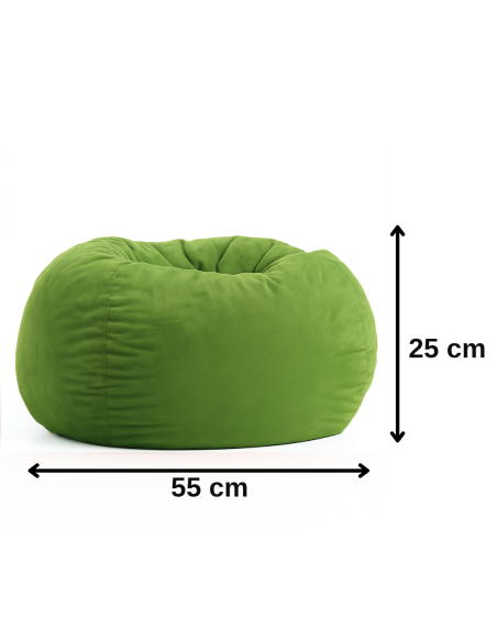 Ležaljka bean bag zelena EMI