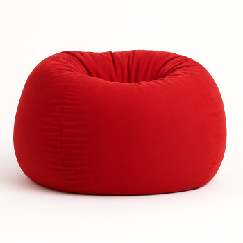 Ležaljka bean bag crvena EMI