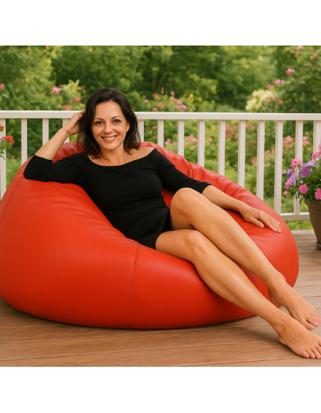 Lopta za bean bag crvena EMI