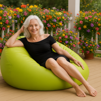 Bean bag lopta limeta EMI