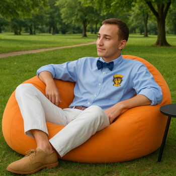 Lopta za beanbag antilop narančasta EMI
