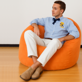 Lopta za beanbag antilop narančasta EMI
