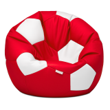 Bean bag nogometna lopta crveno-bijela EMI