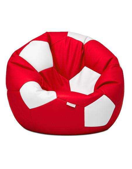 Bean bag nogometna lopta crveno-bijela EMI