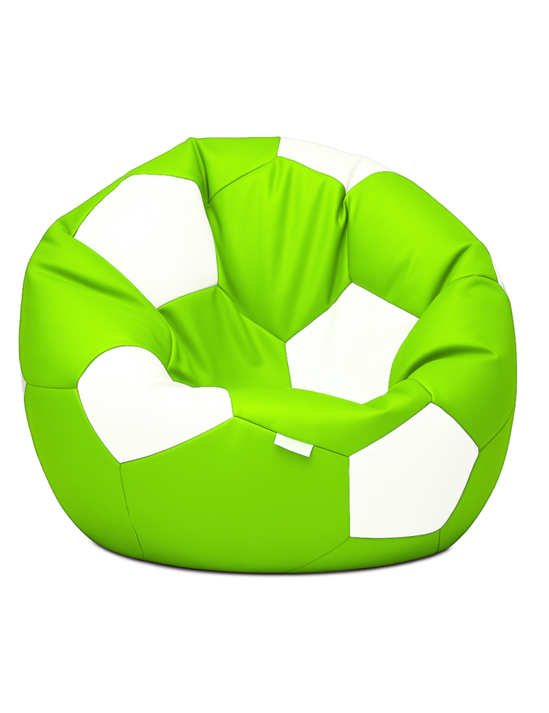 Vreća za sjedenje nogometna lopta limeta-bijela EMI