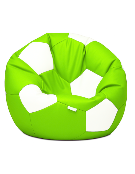 Vreća za sjedenje nogometna lopta limeta-bijela EMI