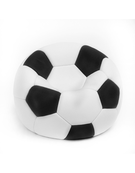 Torba za sjedenje nogometna lopta mala bijelo-crna EMI