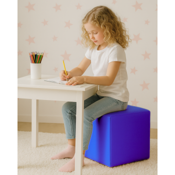 Bean bag stolac cube plavi EMI