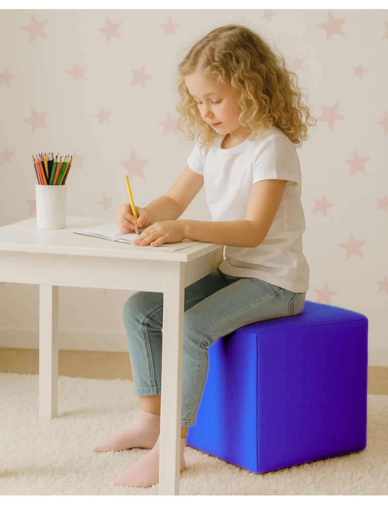 Bean bag stolac cube plavi EMI