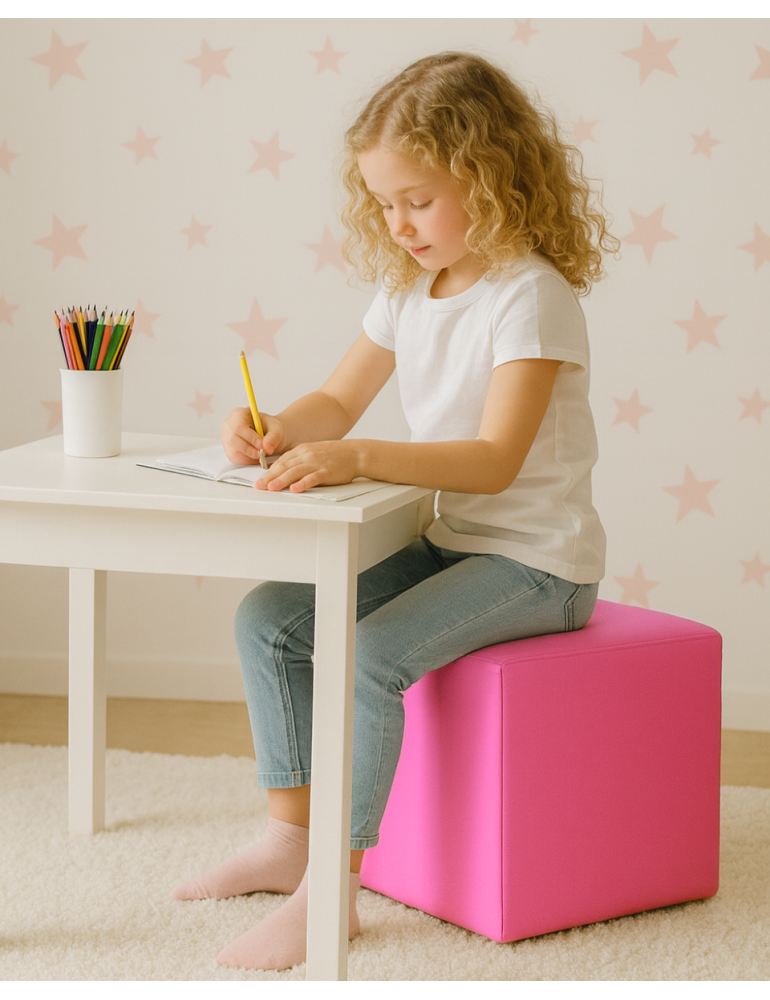 Bean bag stolac cube roza EMI