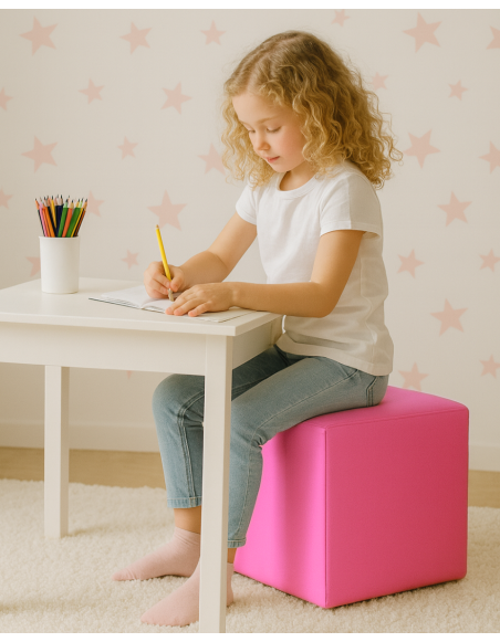 Bean bag stolac cube roza EMI