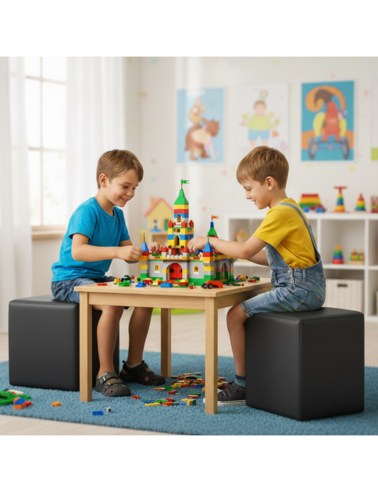 Bean bag stolac cube black EMI