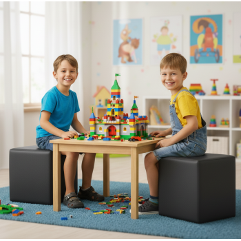 Bean bag stolac cube black EMI