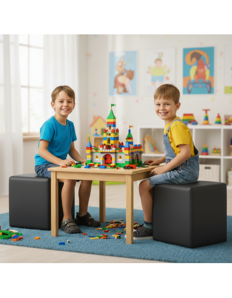 Bean bag stolac cube black EMI