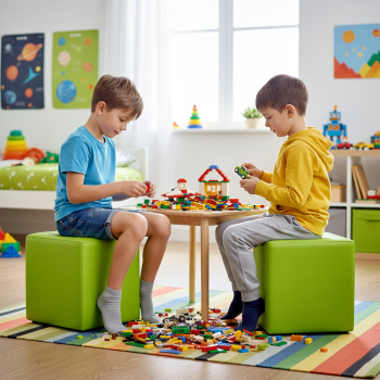 Bean bag stolac kocka limeta EMI