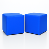Bean bag stolac cube plavi EMI