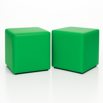 Bean bag stolica kockasta zelena EMI