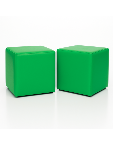Bean bag stolica kockasta zelena EMI