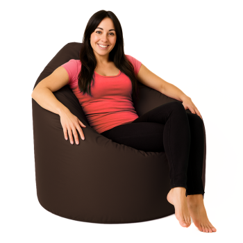 Bean bag tamnosmeđa kruška EMI