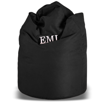 Bean bag kruška antilop crna EMI
