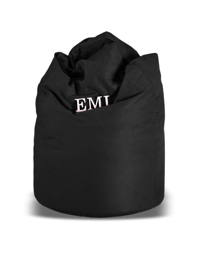 Bean bag kruška antilop crna EMI