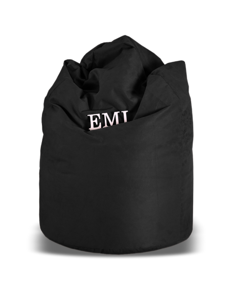 Bean bag kruška antilop crna EMI