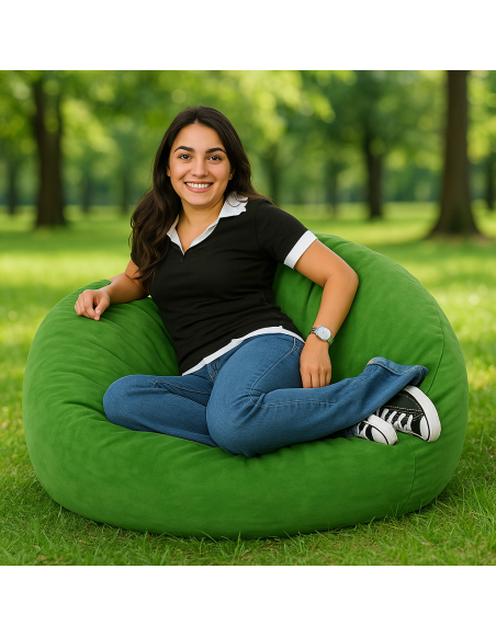 Lopta za beanbag zelena antilop zelena EMI