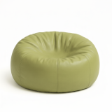 Bean bag izrađena od eko kože loptasta maslinasta EMI