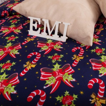 Božićna pamučna posteljina Candyland EMI