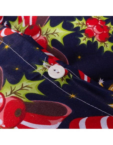 Božićna pamučna posteljina Candyland EMI