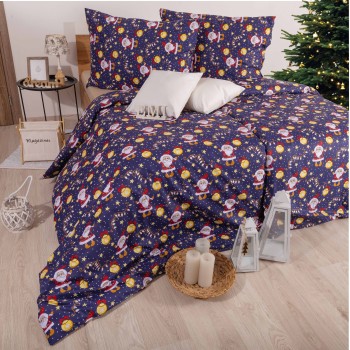 Božićna pamučna posteljina Sveti Nikola EMI