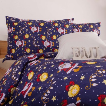 Božićna pamučna posteljina Sveti Nikola EMI