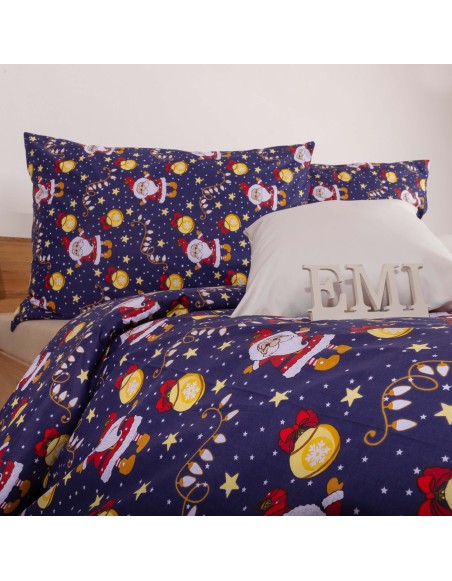 Božićna pamučna posteljina Sveti Nikola EMI