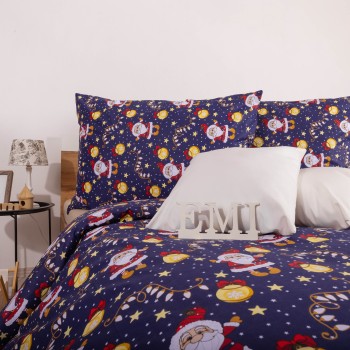 Božićna pamučna posteljina Sveti Nikola EMI