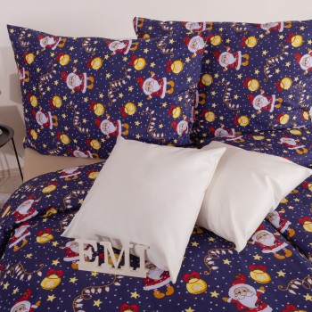 Božićna pamučna posteljina Sveti Nikola EMI