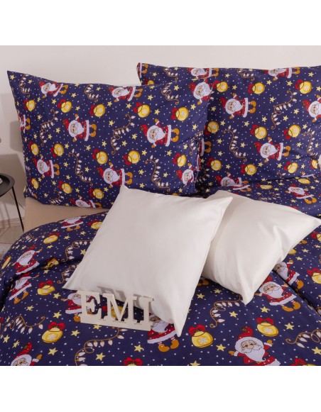 Božićna pamučna posteljina Sveti Nikola EMI