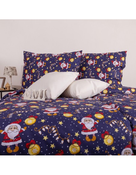 Božićna pamučna posteljina Sveti Nikola EMI