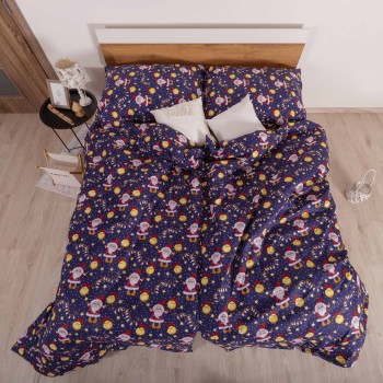 Božićna pamučna posteljina Sveti Nikola EMI