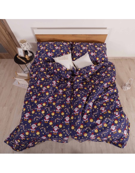 Božićna pamučna posteljina Sveti Nikola EMI