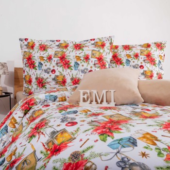 Božićna pamučna posteljina Belight EMI