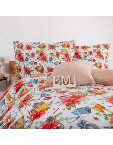 Božićna pamučna posteljina Belight EMI