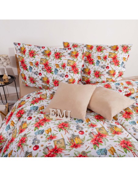 Božićna pamučna posteljina Belight EMI