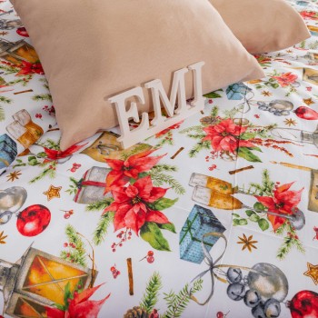 Božićna pamučna posteljina Belight EMI