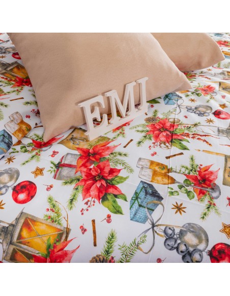 Božićna pamučna posteljina Belight EMI