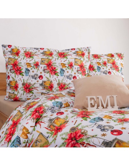 Božićna pamučna posteljina Belight EMI