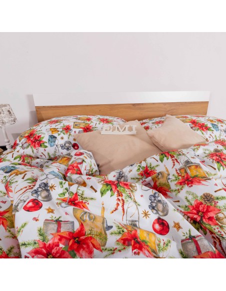 Božićna pamučna posteljina Belight EMI